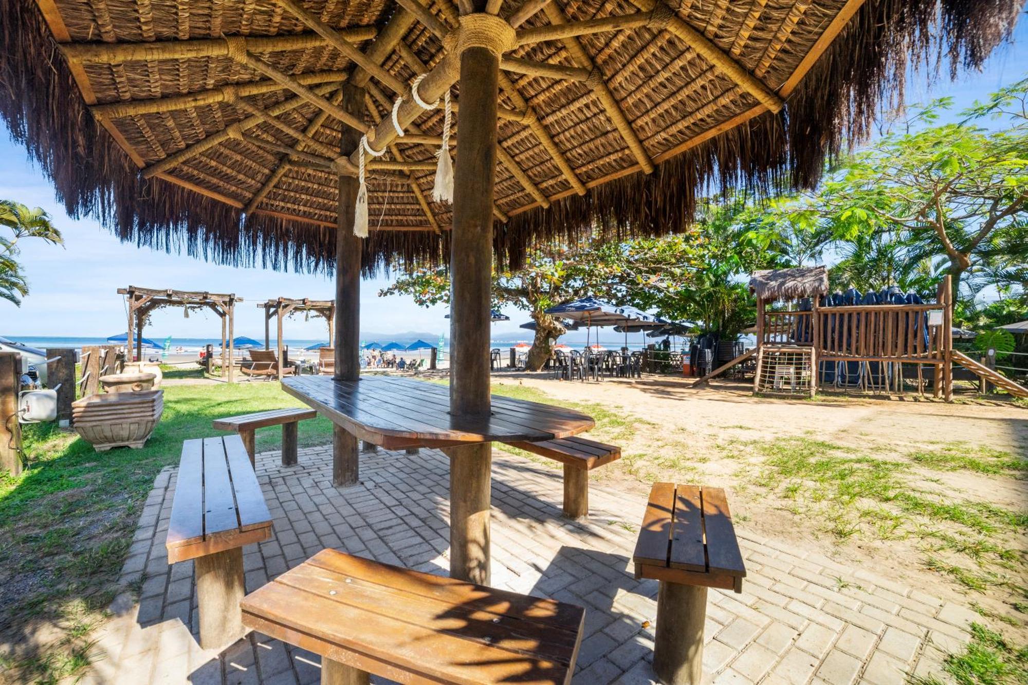 Pousada Conca di Mare - Restaurante - Pé na areia com serviço de praia Bertioga Esterno foto