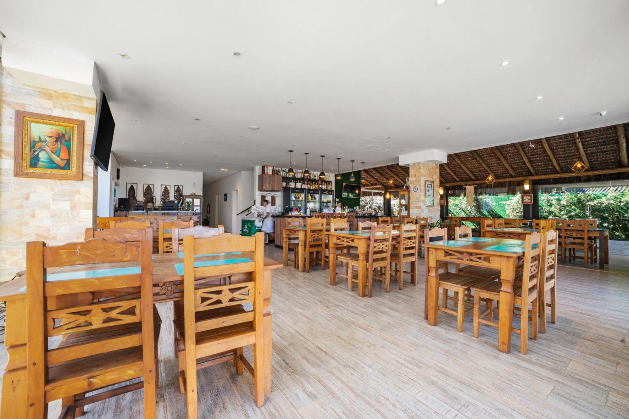 Pousada Conca di Mare - Restaurante - Pé na areia com serviço de praia Bertioga Esterno foto