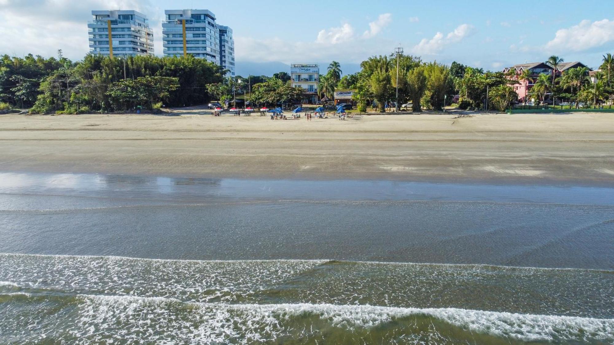 Pousada Conca di Mare - Restaurante - Pé na areia com serviço de praia Bertioga Esterno foto