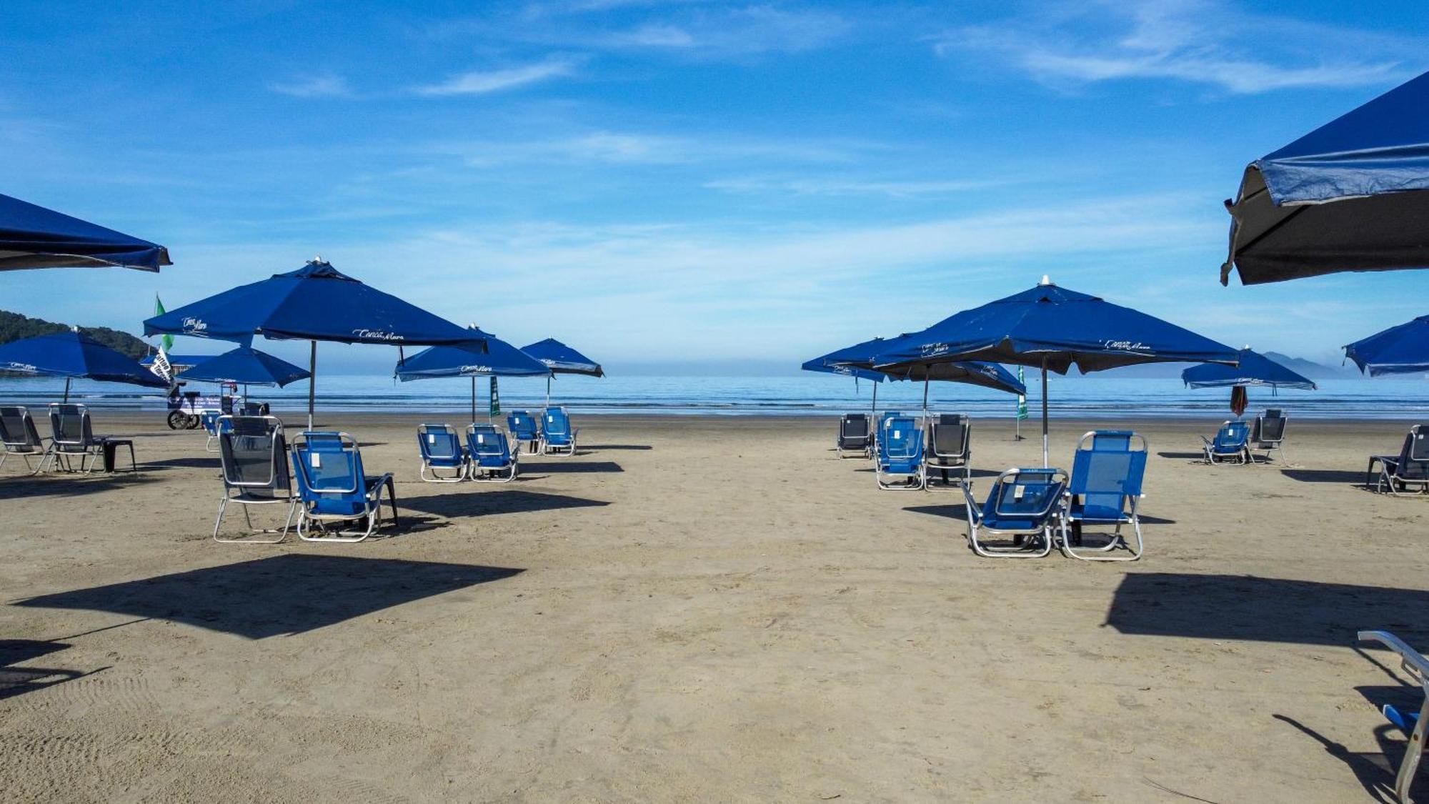 Pousada Conca di Mare - Restaurante - Pé na areia com serviço de praia Bertioga Esterno foto